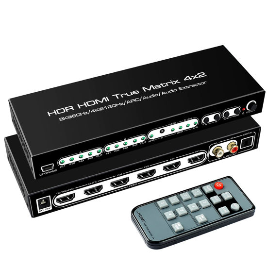 Hdmi 2.1 splitter 2025 4k