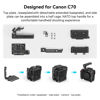 Picture of SmallRig Camera Cage Handheld Kit for EOS C70 for Canon with NATO Top Handle, Cable Clamp for HDMI, Top Plate, Side Plate, Baseplate, 1/4''-20 Screw, Locating Holes for ARRI - 3899