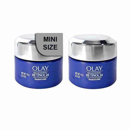 Picture of (Pack of 2) ΟΙay Regenerist RETINOL 24 Night MOISTURIZER cream, Fragrance Free, MINI SIZE, 0.5 Fl Oz (14 g) EACH