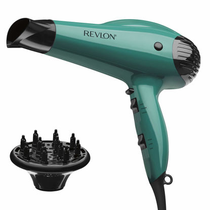 Picture of Revlon Volume Booster Hair Dryer | 1875W for Voluminous Lift and Body, (Green)