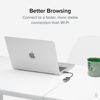 Picture of Plugable USB C to Ethernet Adapter, Fast and Reliable Thunderbolt or USB C to Gigabit Ethernet Adapter, Compatible with Windows, Mac, ChromeOS, Dell XPS, Switch