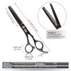 Picture of Hair Cutting Scissors Shears Kit, CIICII Professional Hairdressing Scissors Set (Hair Beard Trimming Shaping Grooming Thinning Shears) for Men Women Pets Home Salon Barber Cutting Kit