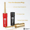 Picture of GearIT Flex Pin Banana Plugs for Speaker Wire (6 Pairs, 12 Pieces), Speaker Connector Pin Plug Type, 24K Gold Plated Insulated for Spring-Loaded Banana Jack Terminals (Support 12 AWG to 20 AWG Wires)