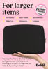 Picture of Embla Cosmetic Bag - Makeup Bag Travel Pouch, Toiletry Bags Cute Makeup Organizer, Nylon Zipper Pouches, Pink Black Coin Purse, Storage Bag Cosmetics Organizer, Make up bags Mini, Small, Large, Womens