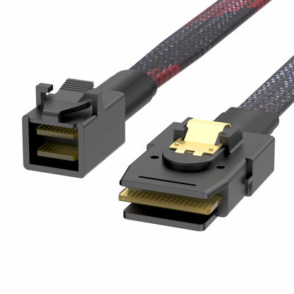 Picture of WORDIMA Mini SAS HD Cable, Internal Mini SAS HD Cable, 1.6 FT SFF-8643 to Mini SAS 36Pin SFF-8087,Mini SAS 36Pin to SFF-8643 Cable Fast Data Transmission Cable