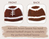 Picture of Terriboo Baby Photography Outfits Crochet Knitted Football Player Outfits Newborn Photo Sports Costume