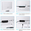 Picture of 4-Port USB 3.0 Portable Desk Hub,Fixable USB Data Hub 3.0 with 3.3ft/100CM Cable for MacBook, Mac Pro/Mini, iMac, XPS, Surface Pro, Notebook PC, USB Flash Drives, Mobile HDD,Computer and More