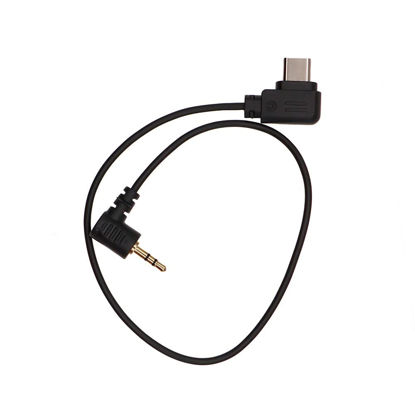 Picture of Camera Shutter Release Cords,TypeC-2.5mm Camera Control Cable for DJ Ronin SC RSS, Fuji XT2 XT3 XH1, Canon 80D 70D 77D, Pentax K5 K5Il K7 25cm (RSS-F)