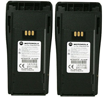 Picture of MOTOROLA Orignal OEM NNTN4497DR Double Pack 7.4 Volts LI-ION