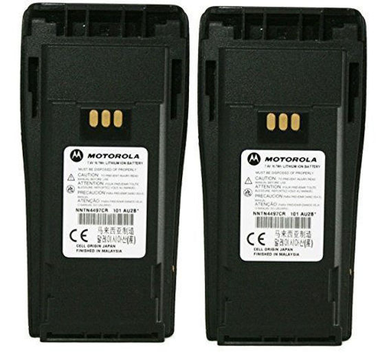 Picture of MOTOROLA Orignal OEM NNTN4497DR Double Pack 7.4 Volts LI-ION