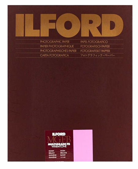Picture of Ilford Multigrade FB Warmtone VC Variable Contrast B &amp; W Enlarging Paper - 8x10"-100 Sheets - Glossy Surface