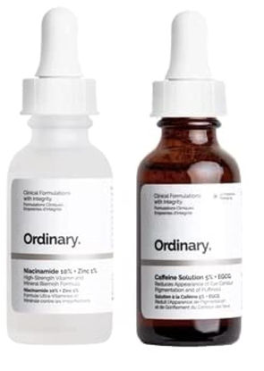 Picture of Set of The Ordinary Niacinamide 10% + Zinc 1% 30ml Plus The Ordinary Caffeine Solution 5% + EGCG 30ml