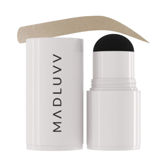 Picture of MADLUVV Patented 1-Step Brow Stamp™ Refill, The Original Viral Eyebrow Stamp for Filling and Shaping, Smudge-Proof, Blendable, Water Resistant Pomade Formula in the Cap (Taupe)