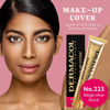 Picture of Dermacol - Full Coverage Foundation, Liquid Makeup Matte Foundation with SPF 30, Waterproof Foundation for Oily Skin, Acne, & Under Eye Bags, Long-Lasting Makeup Products, 30g, Shade 223