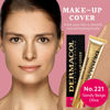 Picture of Dermacol - Full Coverage Foundation, Liquid Makeup Matte Foundation with SPF 30, Waterproof Foundation for Oily Skin, Acne, & Under Eye Bags, Long-Lasting Makeup Products, 30g, Shade 221