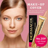Picture of Dermacol - Full Coverage Foundation, Liquid Makeup Matte Foundation with SPF 30, Waterproof Foundation for Oily Skin, Acne, & Under Eye Bags, Long-Lasting Makeup Products, 30g, Shade 209