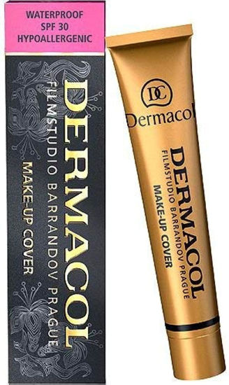 Picture of Dermacol - Full Coverage Foundation, Liquid Makeup Matte Foundation with SPF 30, Waterproof Foundation for Oily Skin, Acne, & Under Eye Bags, Long-Lasting Makeup Products, 30g, Shade 213