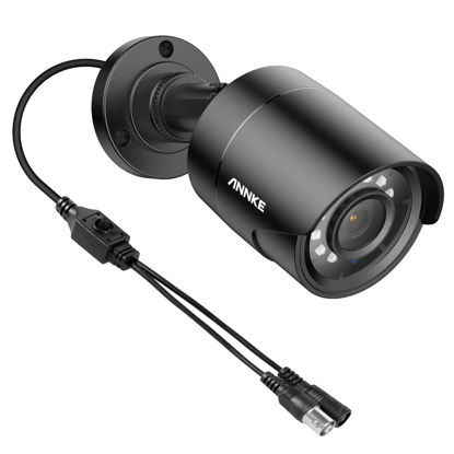 Picture of ANNKE 1080p Security Camera 4-in-1 CCTV Bullet Wired Camera, AHD/TVI/CVI/CVBS, IP66 Weatherproof Analog Surveillance Video Add-On Camera for Indoor and Outdoor Use, 100 ft Clear Night Vision - E200