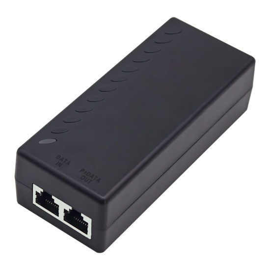 GetUSCart- UltraPoE Gigabit PoE Injector/PoE Adapter，10/100/1000Mbps，30W  ethernet poe Injector 48V / IEEE 802.3at/af Compliant ， Ubiquiti Ultra  Tech,Up to 100M (328ft) for CCTV Camera