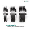 Picture of Movo MT-FJ47 3-Piece AF Chrome Macro Extension Tube Set for Fujifilm X-Series Mirrorless Cameras Including X-E3, X-E2S, X-A10, X-A3, X-Pro2, X-T20, X-T2, X-T10, & X-T1