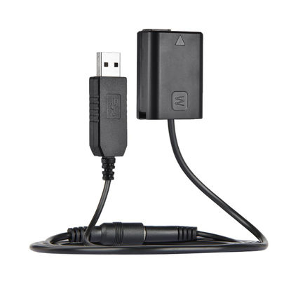 Picture of NP-FW50 Dummy Battery with DC Power Bank USB Adapter Cable Replacement for AC-PW20 Compatible with Sony NEX-3/5/6/7 Series A33 A37 A35 A55 a7 a7R a7II A6000 A6300