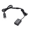 Picture of NP-FW50 Dummy Battery with DC Power Bank USB Adapter Cable Replacement for AC-PW20 Compatible with Sony NEX-3/5/6/7 Series A33 A37 A35 A55 a7 a7R a7II A6000 A6300