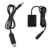 Picture of NP-FW50 Dummy Battery with DC Power Bank USB Adapter Cable Replacement for AC-PW20 Compatible with Sony NEX-3/5/6/7 Series A33 A37 A35 A55 a7 a7R a7II A6000 A6300