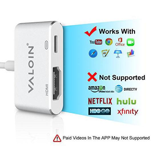 iPhone to HDMI Compatible Cable Digital TV AV Adapter For iPhone
