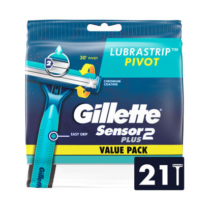 Picture of Sensor2 Plus Pivot Men's Disposable Razor, 21 Razors