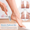 Picture of LINKEVAP Electric Callus Remover for Feet, Professional Pedicure Kit Foot Scrubber for Dry, Dead, Cracked, Hard Skin, at Home Feet Spa Care Kit for Men & Women (Cold White)