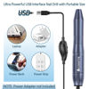 Picture of COSITTE Electric Nail Drill,USB Electric Nail Drill Machine for Acrylic Nails,Portable Electrical Nail File Polishing Tool Manicure Pedicure Efile Nail Supplies for Home and Salon Use, Gray