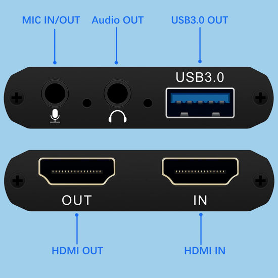 GetUSCart- Wiistar USB Audio Video Capture Card 1080P60fps HDMI to USB3 ...