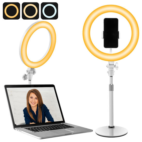 Buy Ring Light for Computer Laptop Phone,Video Conference Lighting kit for  Zoom Meetings,5