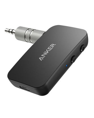 Picture of Anker Soundsync Bluetooth 5.0 Transmitter, 13-Hour Long Battery Life, aptX Low Latency, Dual Device Connection for TV, PC, CD Player, iPod / MP3 / MP4 Player, iPad/iPad Air/iPad Mini, and More