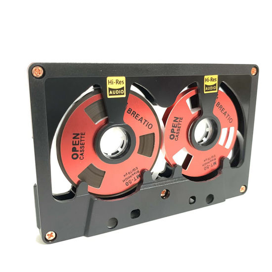 GetUSCart- Reel to Reel Cassette Tape Blank for Daily Audio Recording Low  Noise High Output 48 Minutes: 1 Pack with Tape[Red]