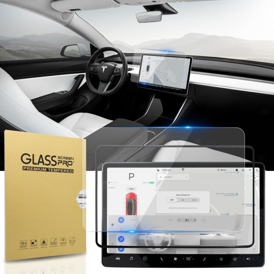 Tempered Glass (9H) Screen Protector for Tesla Model Y & Model 3