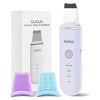 Picture of GUGUG Skin Scrubber Face Spatula, Skin Spatula Pore Cleaner Blackhead Remover Tools for Facial Deep Cleansing-4 Modes, Purple