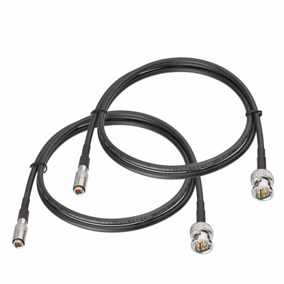 Picture of Superbat 3G 6G SDI Cable Blackmagic BNC Cable DIN 1.0/2.3 to BNC SDI Cable 3ft (Belden 1855A) for Blackmagic BMCC/BMPCC Video Assist 4K Transmissions HyperDeck Cameras 2-Pack