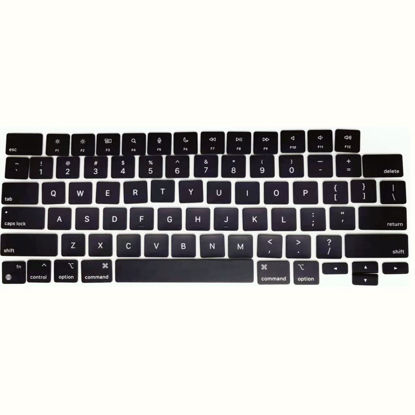 Picture of Replacement US Keyboard keycap Keycaps Keys Compatible with MacBook Pro M1M2 Pro Max Retina 14 inch Model A2442 MKGR3 MKGT3 EMC 3650, 16 inch Model A2485 MK1E3 MK1H3 EMC 3651 2021-2022 Year