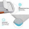 Picture of Lacdo 360° Protective 14 Inch Laptop Sleeve Case for HP Lenovo Dell ASUS Acer Chromebook 14 / HP Stream 14 / Dell Inspiron 14 / Lenovo IdeaPad 14 / Acer Spin 3 / ASUS ZenBook 14 Computer Bag, Gray