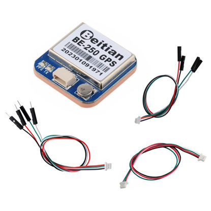Picture of DIYmall BE-250 GPS Module TTL Level with Ceramic Antenna Positioning Tracking GNSS Module 38400bps Baud Rate for Arduino Raspberry Pi Pixhawk Aircraft Flight Controller