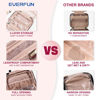 Picture of Everfun Hanging Travel Toiletry Bag for Women Traveling With Leakproof Compartment Makeup Cosmetic Organizer Dopp Kit Travel Accessories Essentials Must Have