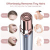 Picture of Facial Hair Removal for Women(as seen on tv),Painless Hair Shaver Rechargeable,2 x Replacement Heads Included, Lady Face Electric Razor for Lip, Chin,arms,The Best Female Mustache Remover