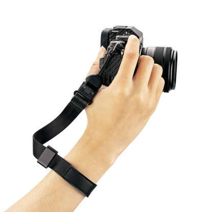 Picture of Camera Wrist Hand Strap Accessories: Quick-Release DSLR Mirrorless Straps for Canon EOS R100 R8 R7 R50 M50 Mark II Rebel T7 Sony FX30 Alpha 7C A7 A7R A7S Mark IV III II Nikon Z5 Z7 Z50 D750 D7500 & More
