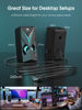 Picture of OROW Computer Speakers, Desktop Speakers with Various Colorful LED, 10W Gaming Speakers with Volume Control,RGB Computer Speakers for Monitor/Laptop,3.5mm Aux Input,Lights Can be Turned Off