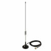 Picture of Bingfu Boat Marine VHF Radio Vehicle Ham Mobile Radio Antenna VHF UHF 136-174MHz 400-520MHz Magnetic Base PL259 Male Antenna for Garmin Uniden Cobra ICOM Standard Horizon Eclipse Marine Two Way Radio