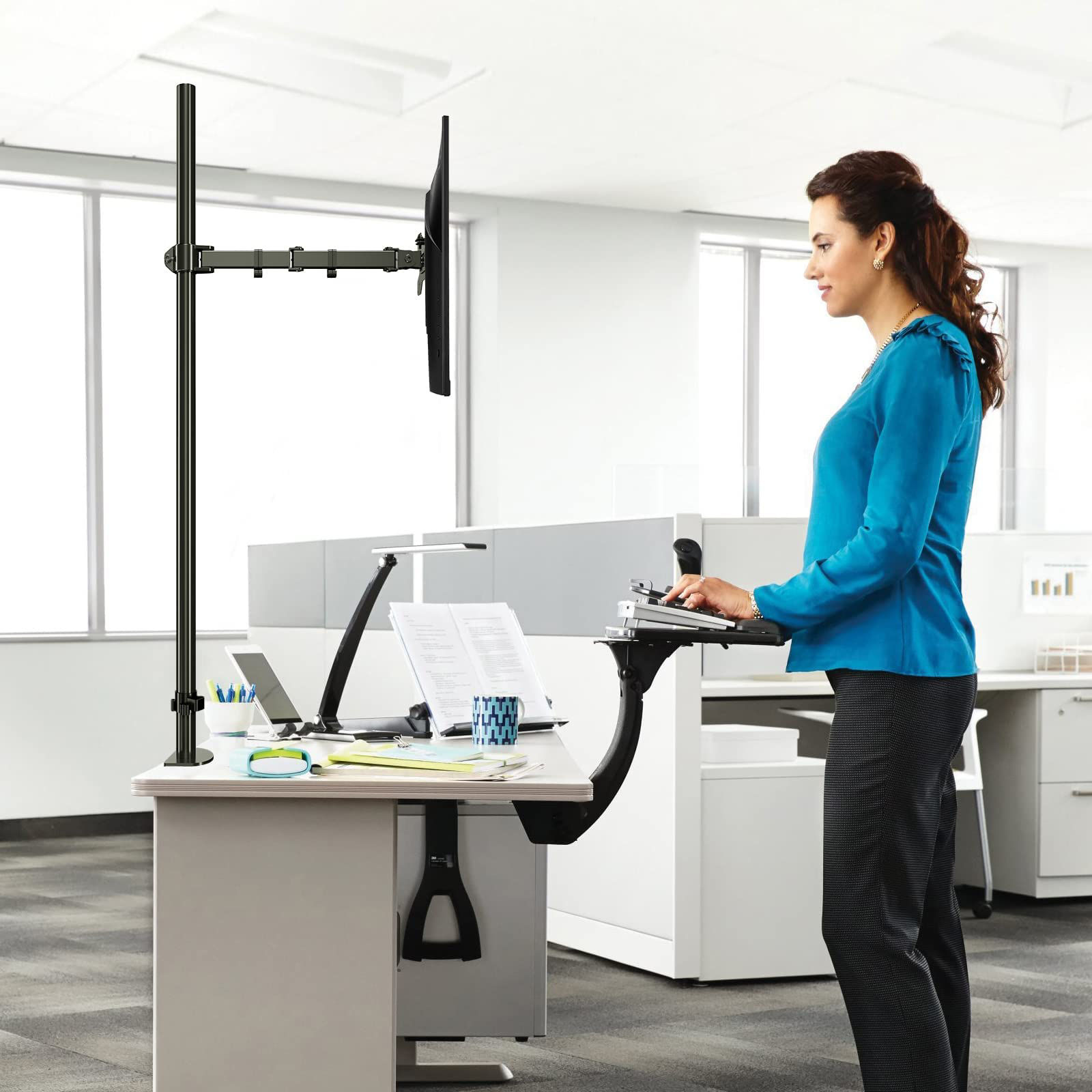 GetUSCart Extra Tall Monitor Mount, Tall Monitor Mount, Tall Monitor