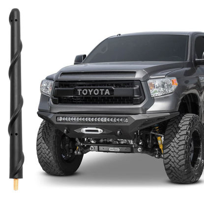 Picture of Short Antenna for Toyota Tundra 2000-2022 Toyota Tacoma 1995-2015, 7 Inch Stubby Tundra Tacoma Antenna, Spiral Design Flexible Rubber Toyota Car Truck Radio Antenna, Accessories Toyota Tundra Tacoma