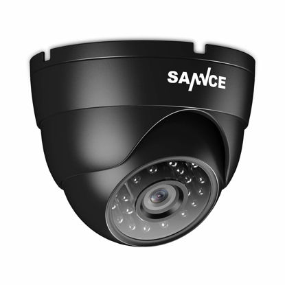 Picture of SANNCE 1080p CCTV Security Camera, Dome Surveillance Camera with 100ft Night Vision, IP66 Waterproof for 960H,720P,1080P,5MP,4K Analog Security DVR (No Power Supply and Cable, Only a Camera)