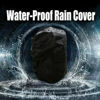 Picture of Foto&Tech 4 PCS 5mm Extra Thick Waterproof Rain Cover Neoprene Lens and Flannel Collar Lens Bag with Adjustable Drawstring & Swivel Clip Compatible with Canon Nikon Sony Olympus Cameras (S, M, L, XL)